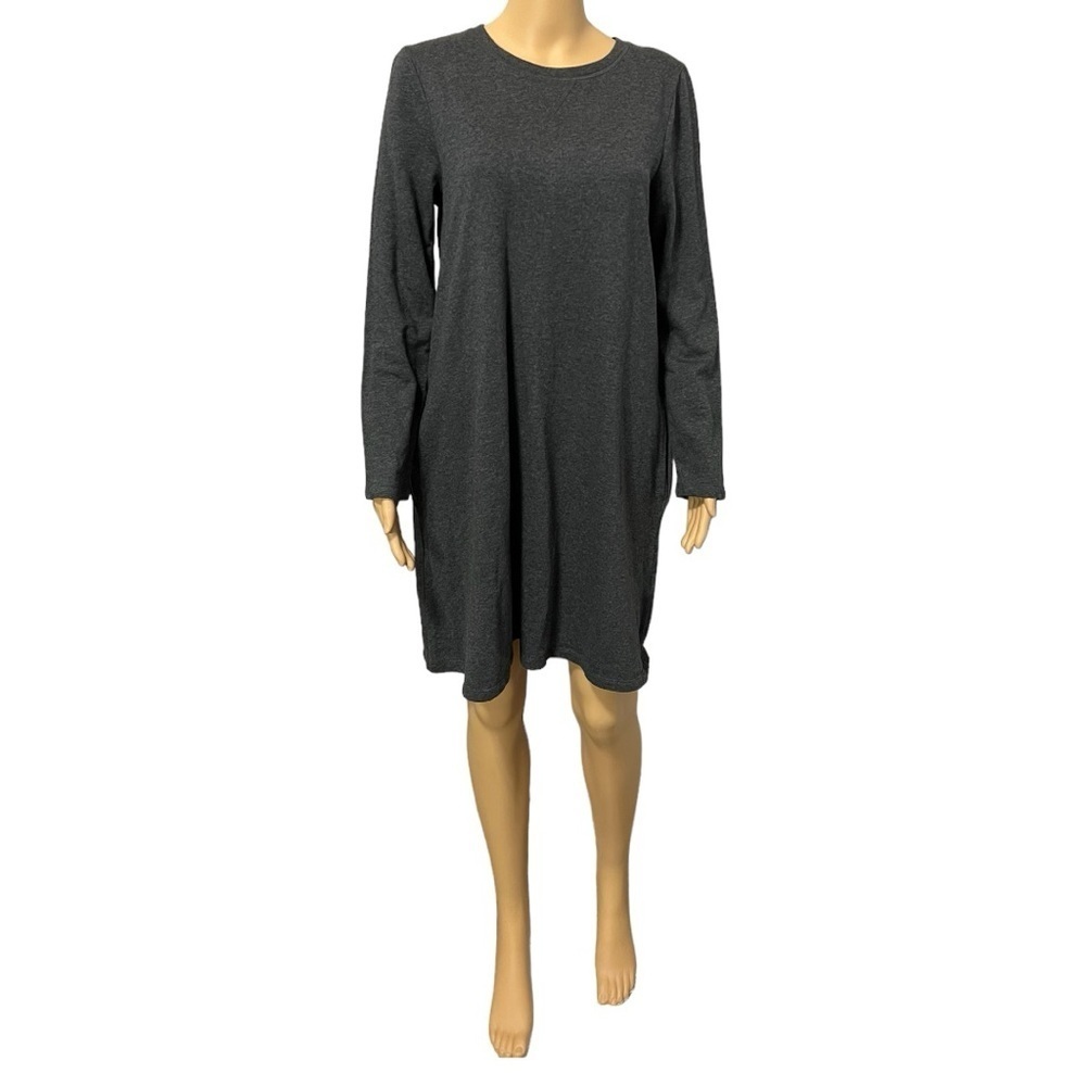 Boden Long Sleeve Gray Dress With Pockets Size 6